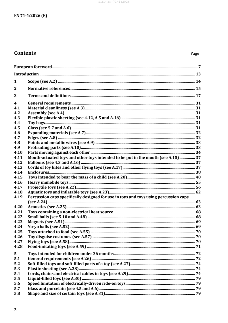 SIST EN 71-1:2026 SIST EN 71-1:2026 - BARVE - Page 4 preview