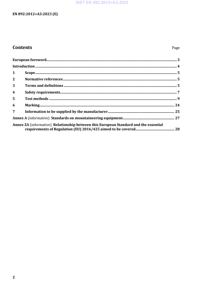 EN 892:2012+A3:2023 EN 892:2012+A3:2023 - Page 4 preview