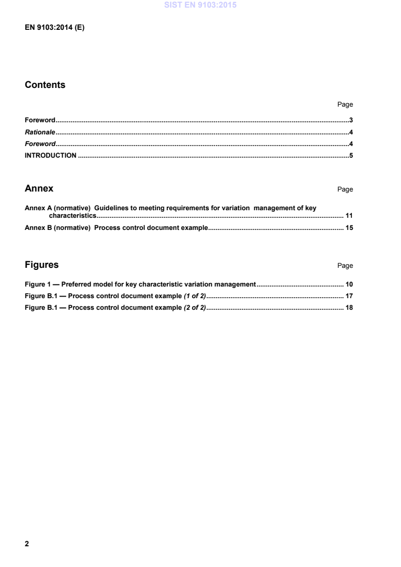 EN 9103:2014 EN 9103:2015 - Page 4 preview