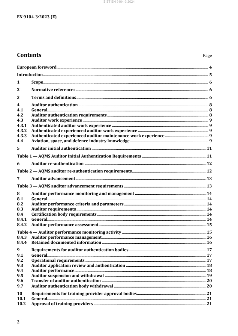 EN 9104-3:2023 EN 9104-3:2024 - Page 4 preview