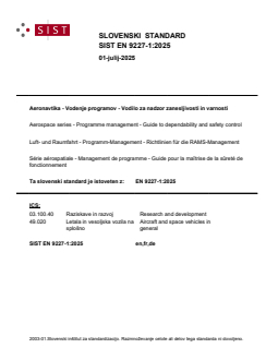 EN 9227-1:2025 EN 9227-1:2025 - BARVE - Page 1 preview