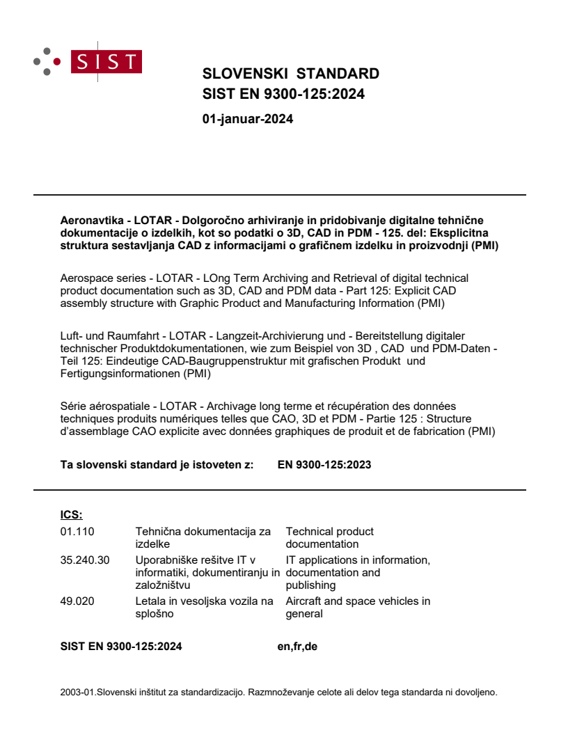 EN 9300-125:2023 EN 9300-125:2024 - BARVE - Page 1 preview
