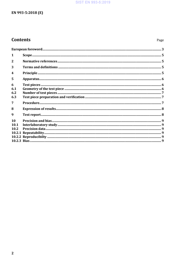 EN 993-5:2018 EN 993-5:2019 - Page 4 preview