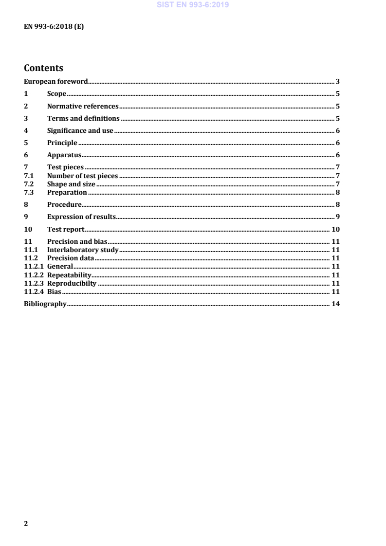 EN 993-6:2018 EN 993-6:2019 (EN) - Page 4 preview
