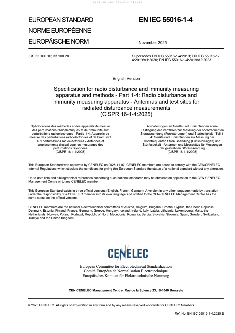 SIST EN IEC 55016-1-4:2026 - BARVE