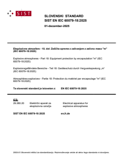 SIST EN IEC 60079-18:2025 - Page 1 preview