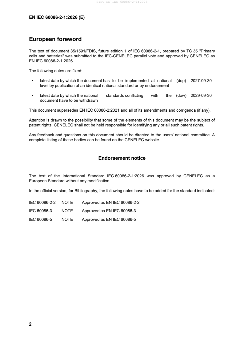 SIST EN IEC 60086-2-1:2026 SIST EN IEC 60086-2-1:2026 - Page 4 preview