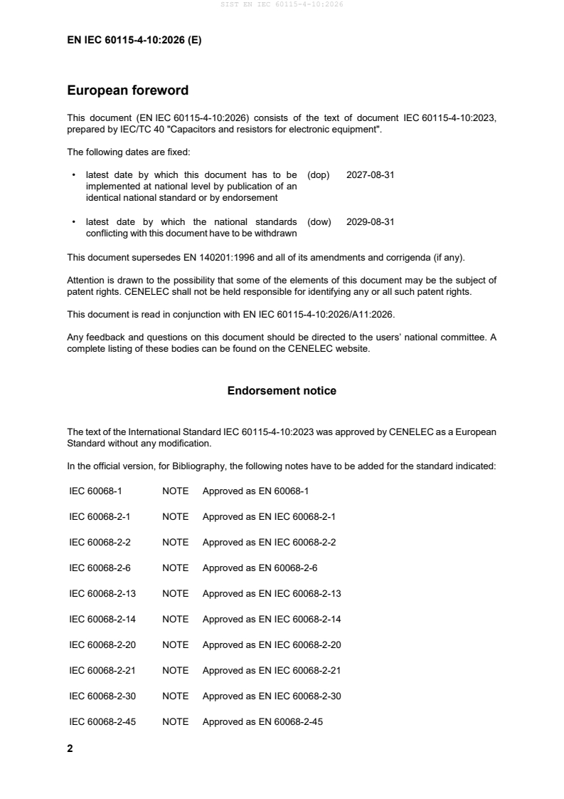 EN IEC 60115-4-10:2026 EN IEC 60115-4-10:2026 - Page 4 preview