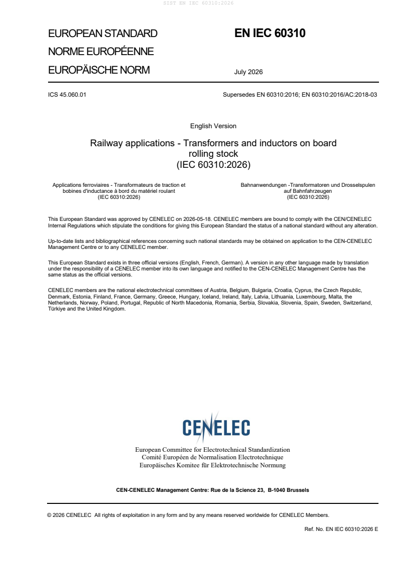 EN IEC 60310:2026 EN IEC 60310:2026 - Page 3 preview