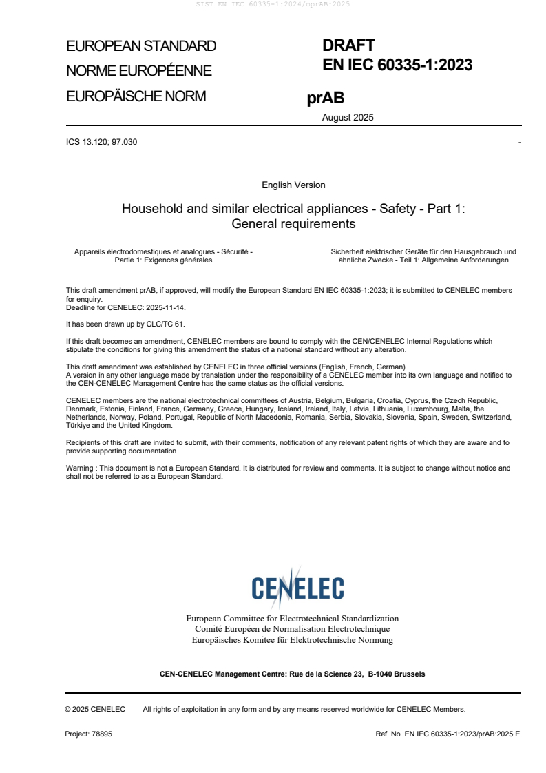 EN IEC 60335-1:2024/oprAB:2025