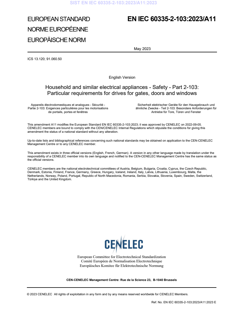 EN IEC 60335-2-103:2023/A11:2023 EN IEC 60335-2-103:2023/A11:2023 - Page 3 preview