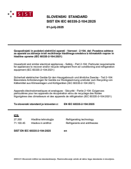 EN IEC 60335-2-104:2025 EN IEC 60335-2-104:2025 - BARVE - Page 1 preview