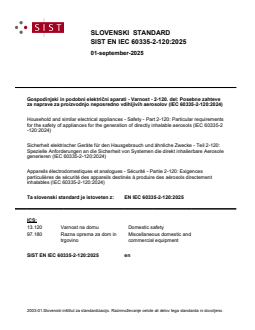 EN IEC 60335-2-120:2025 EN IEC 60335-2-120:2025 - Page 1 preview