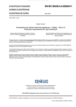 EN IEC 60335-2-4:2025/A11:2025 EN IEC 60335-2-4:2025/A11:2025 - Page 3 preview