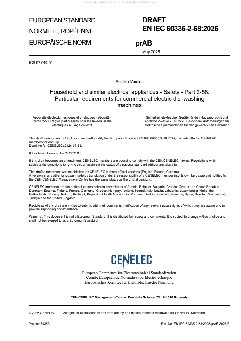 EN IEC 60335-2-58:2025/prAB:2026 EN IEC 60335-2-58:2025/oprAB:2026 - Page 3 preview
