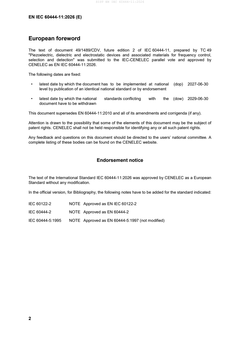 SIST EN IEC 60444-11:2026 SIST EN IEC 60444-11:2026 - BARVE - Page 4 preview