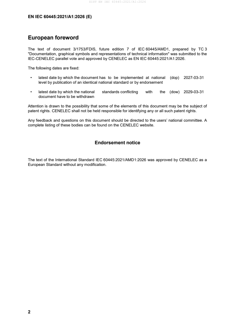 SIST EN IEC 60445:2021/A1:2026 SIST EN IEC 60445:2021/A1:2026 - BARVE - Page 4 preview