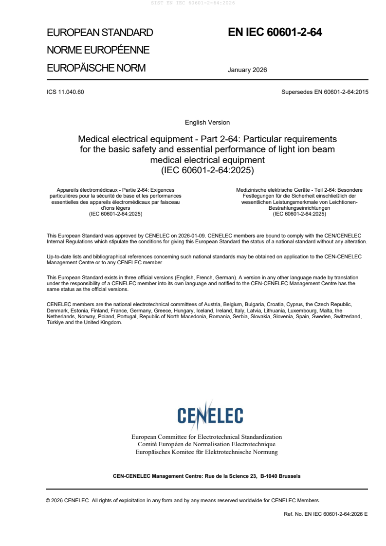 SIST EN IEC 60601-2-64:2026 SIST EN IEC 60601-2-64:2026 - Page 3 preview