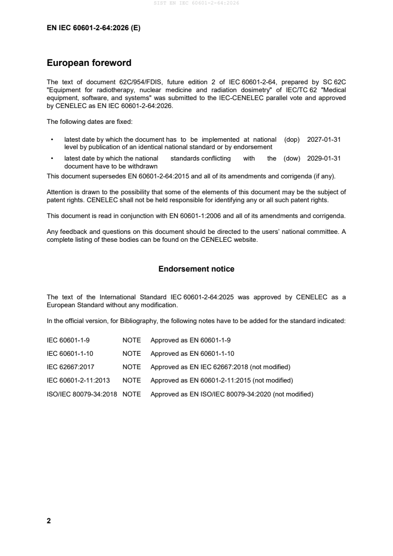 SIST EN IEC 60601-2-64:2026 SIST EN IEC 60601-2-64:2026 - Page 4 preview