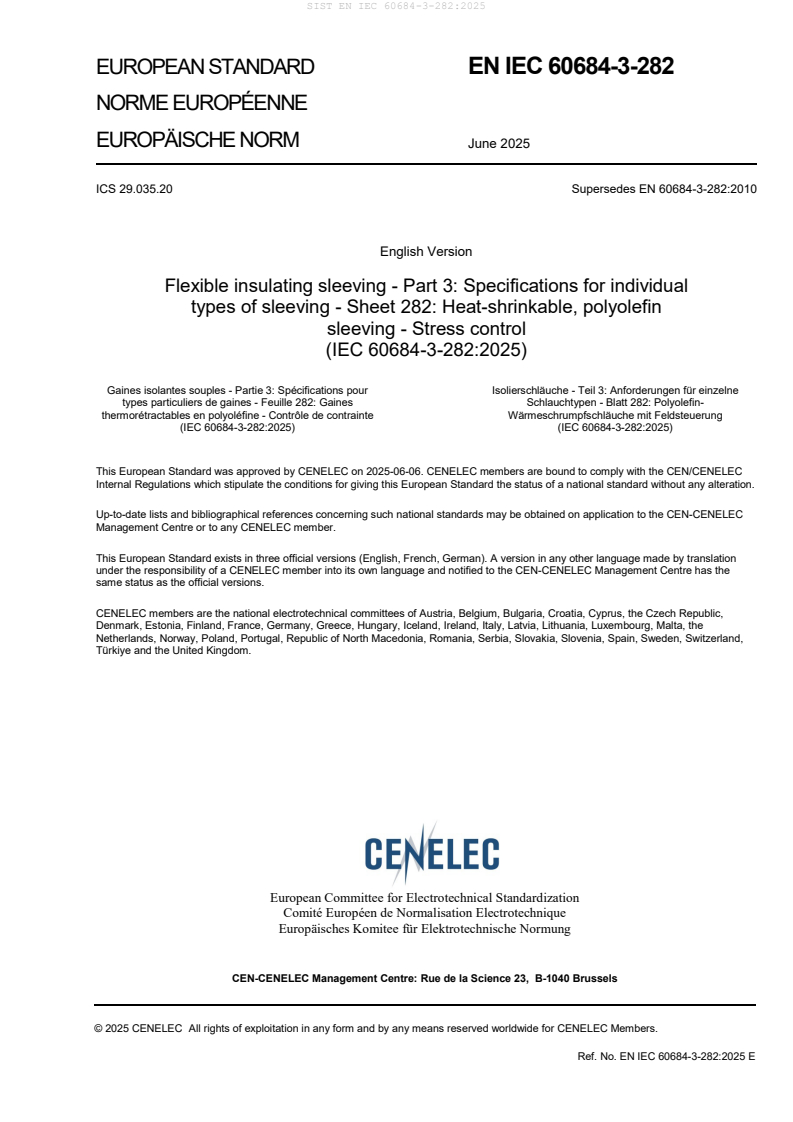 EN IEC 60684-3-282:2025