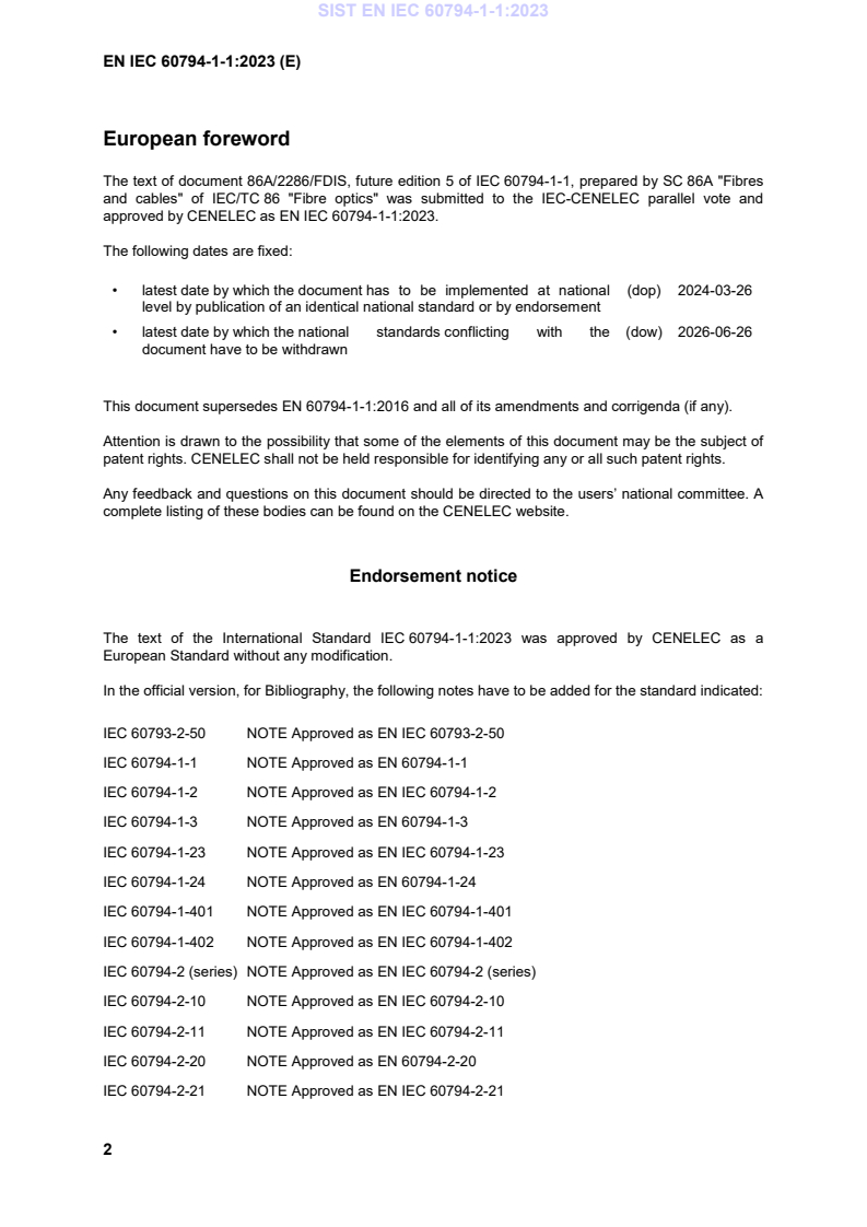 EN IEC 60794-1-1:2023 EN IEC 60794-1-1:2023 - Page 4 preview