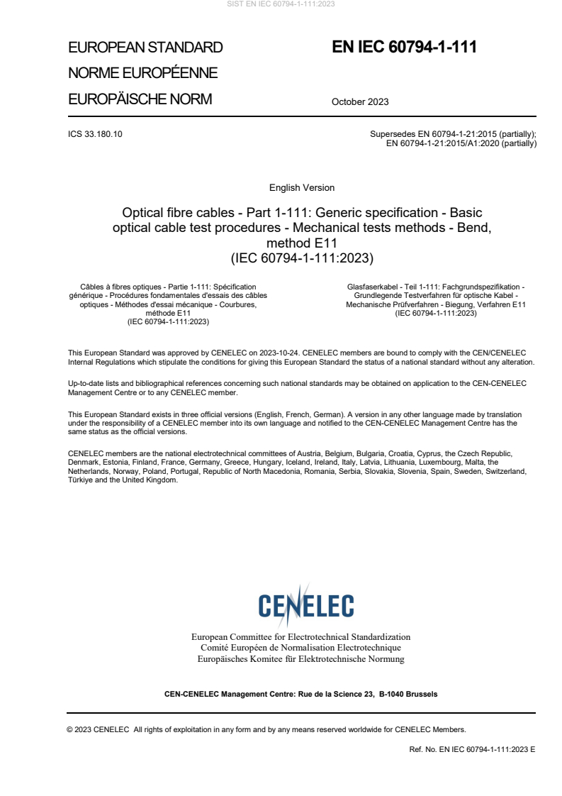 EN IEC 60794-1-111:2023 EN IEC 60794-1-111:2023 - BARVE - Page 3 preview