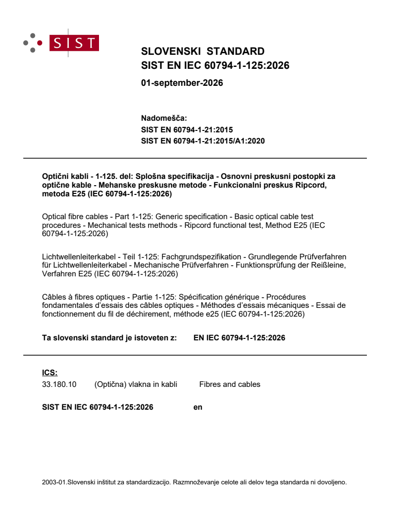 SIST EN IEC 60794-1-125:2026 SIST EN IEC 60794-1-125:2026 - Page 1 preview