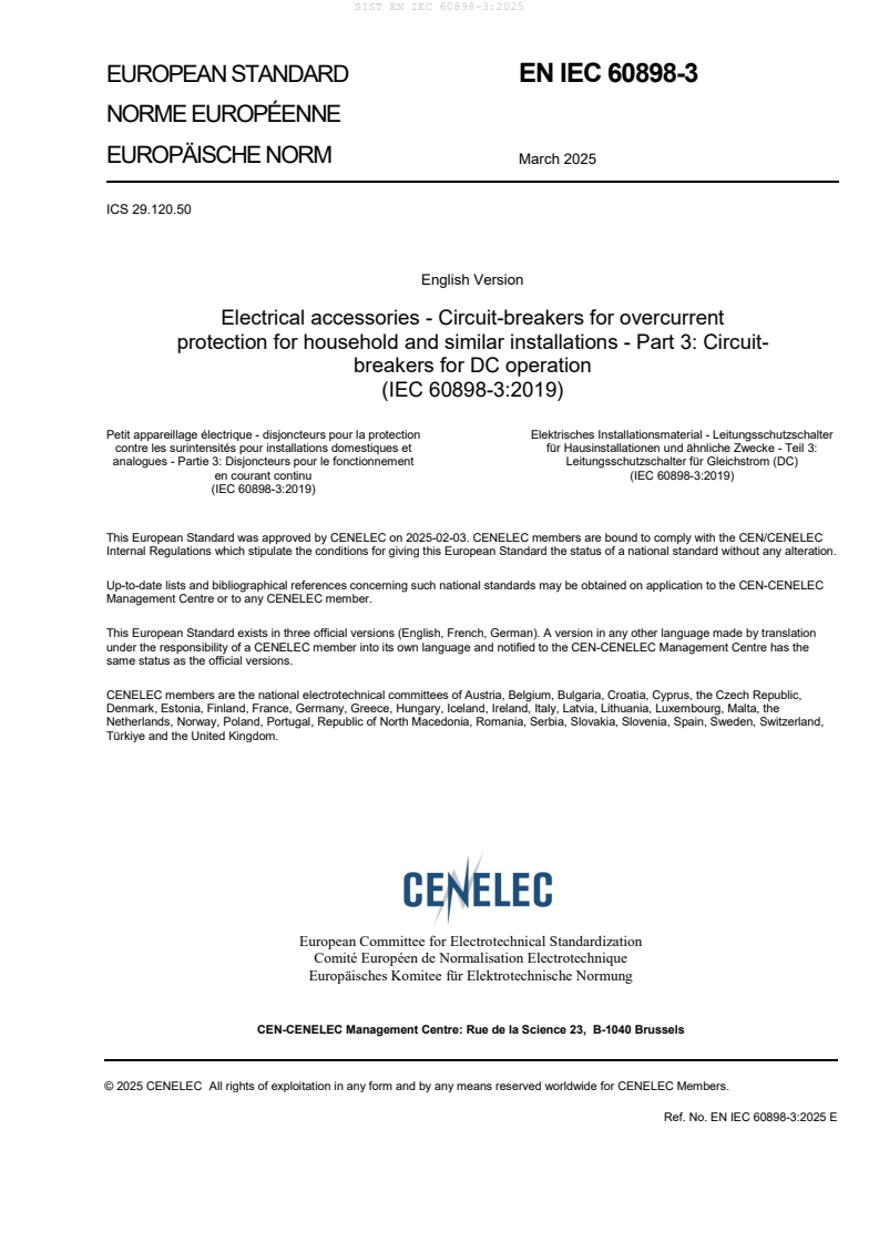 EN IEC 60898-3:2025