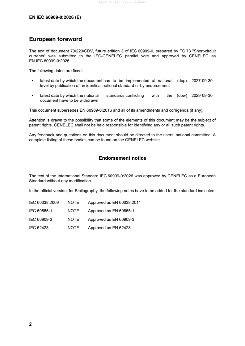 SIST EN IEC 60909-0:2026 SIST EN IEC 60909-0:2026 - Page 4 preview