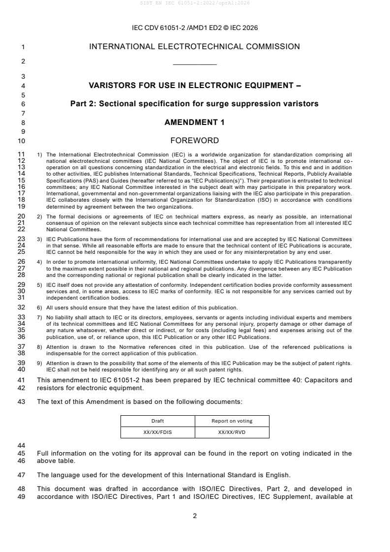 EN IEC 61051-2:2021/prA1:2026 EN IEC 61051-2:2022/oprA1:2026 - Page 4 preview