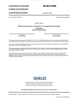 EN IEC 61095:2025 - Page 3 preview
