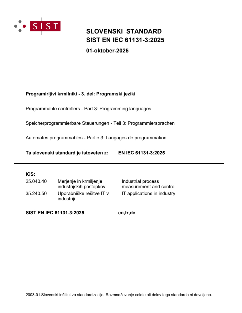 EN IEC 61131-3:2025