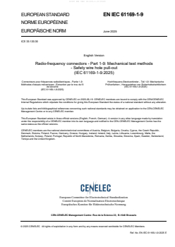 EN IEC 61169-1-9:2025 - Page 3 preview
