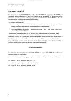 SIST EN IEC 61169-23:2025 SIST EN IEC 61169-23:2025 - Page 4 preview