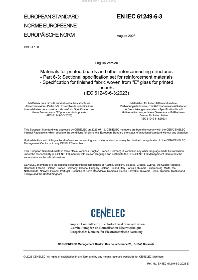 EN IEC 61249-6-3:2023 EN IEC 61249-6-3:2024 - Page 3 preview