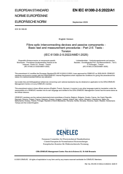 SIST EN IEC 61300-2-5:2022/A1:2025 SIST EN IEC 61300-2-5:2022/A1:2025 - Page 3 preview