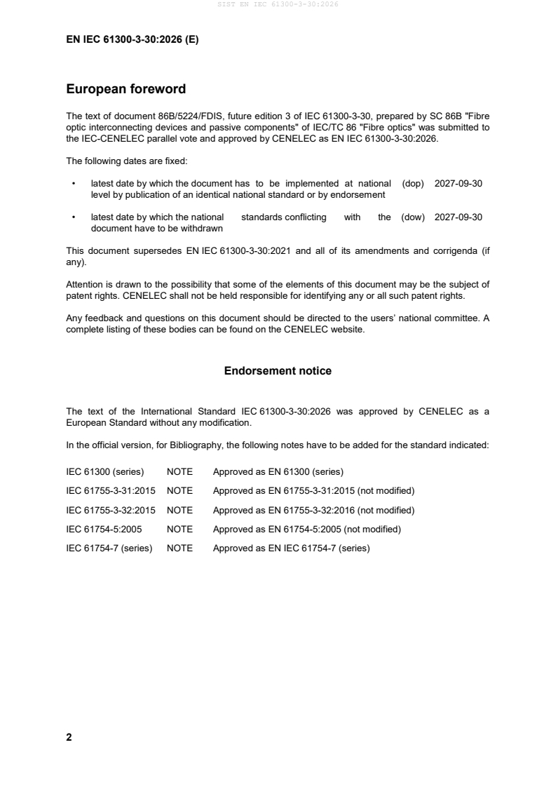 SIST EN IEC 61300-3-30:2026 SIST EN IEC 61300-3-30:2026 - Page 4 preview