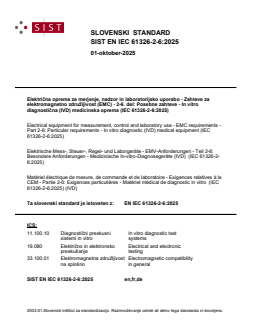 EN IEC 61326-2-6:2025 EN IEC 61326-2-6:2025 - BARVE - Page 1 preview