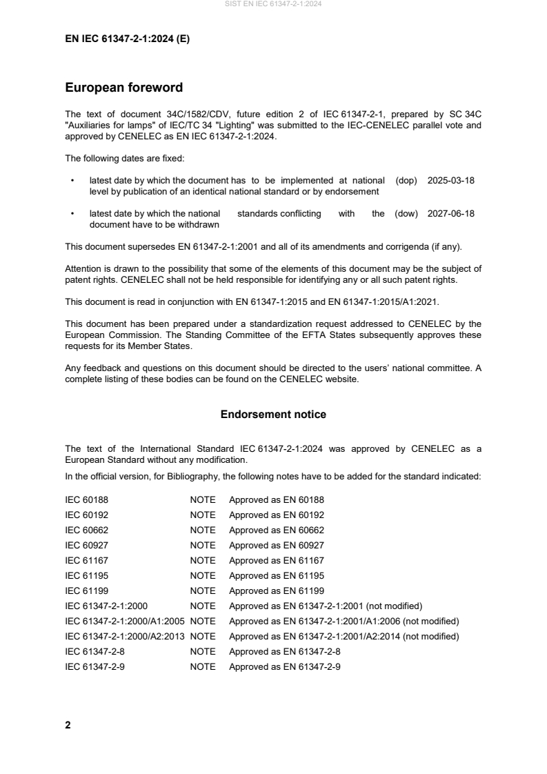 EN IEC 61347-2-1:2024 EN IEC 61347-2-1:2024 - Page 4 preview