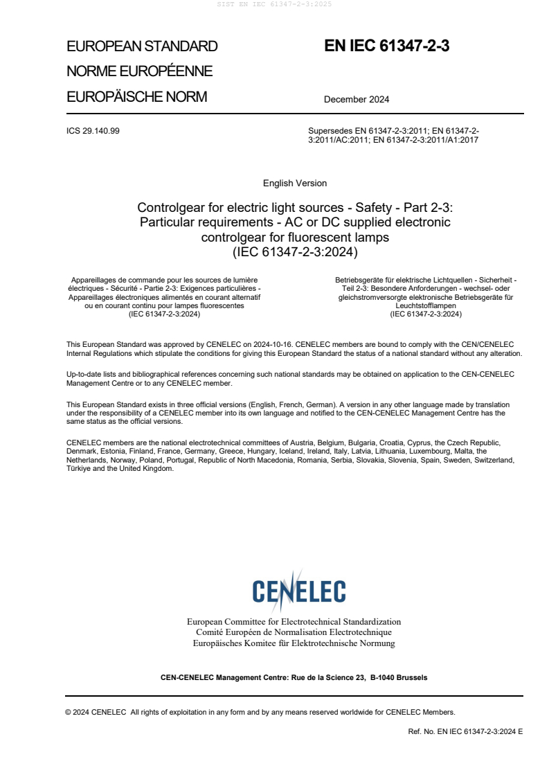 EN IEC 61347-2-3:2024 EN IEC 61347-2-3:2025 - Page 3 preview