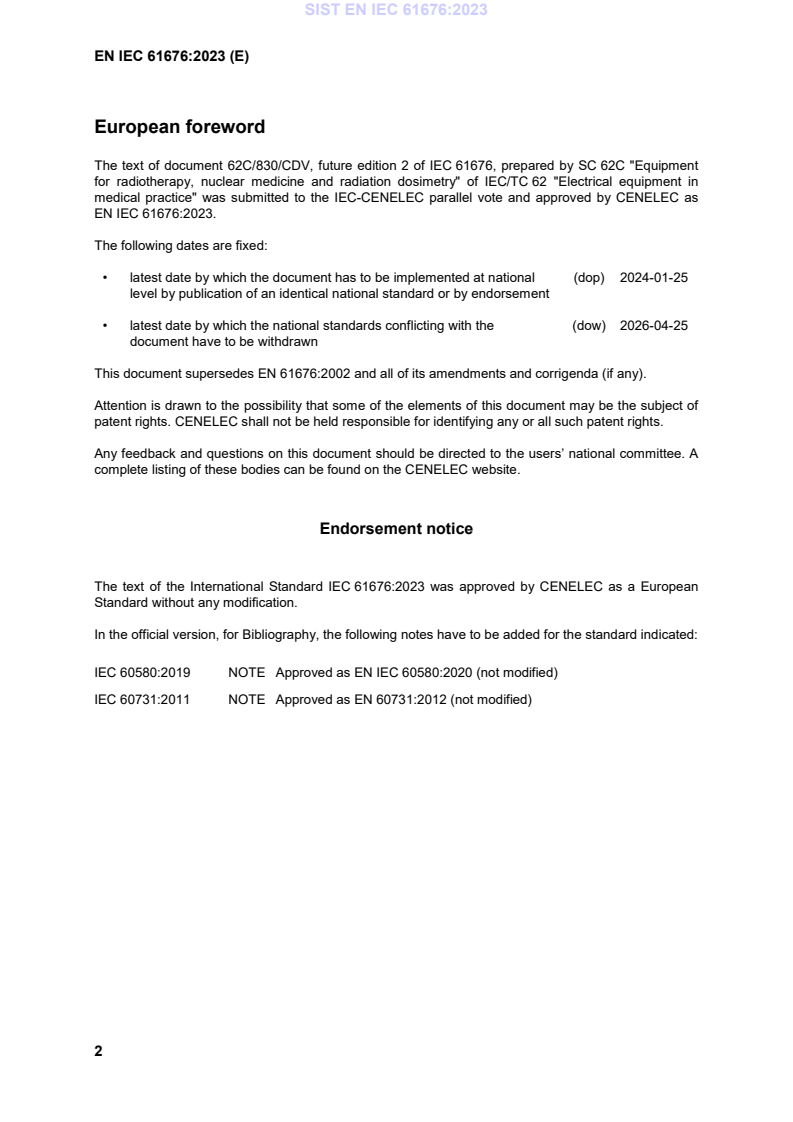 EN IEC 61676:2023 EN IEC 61676:2023 - Page 4 preview