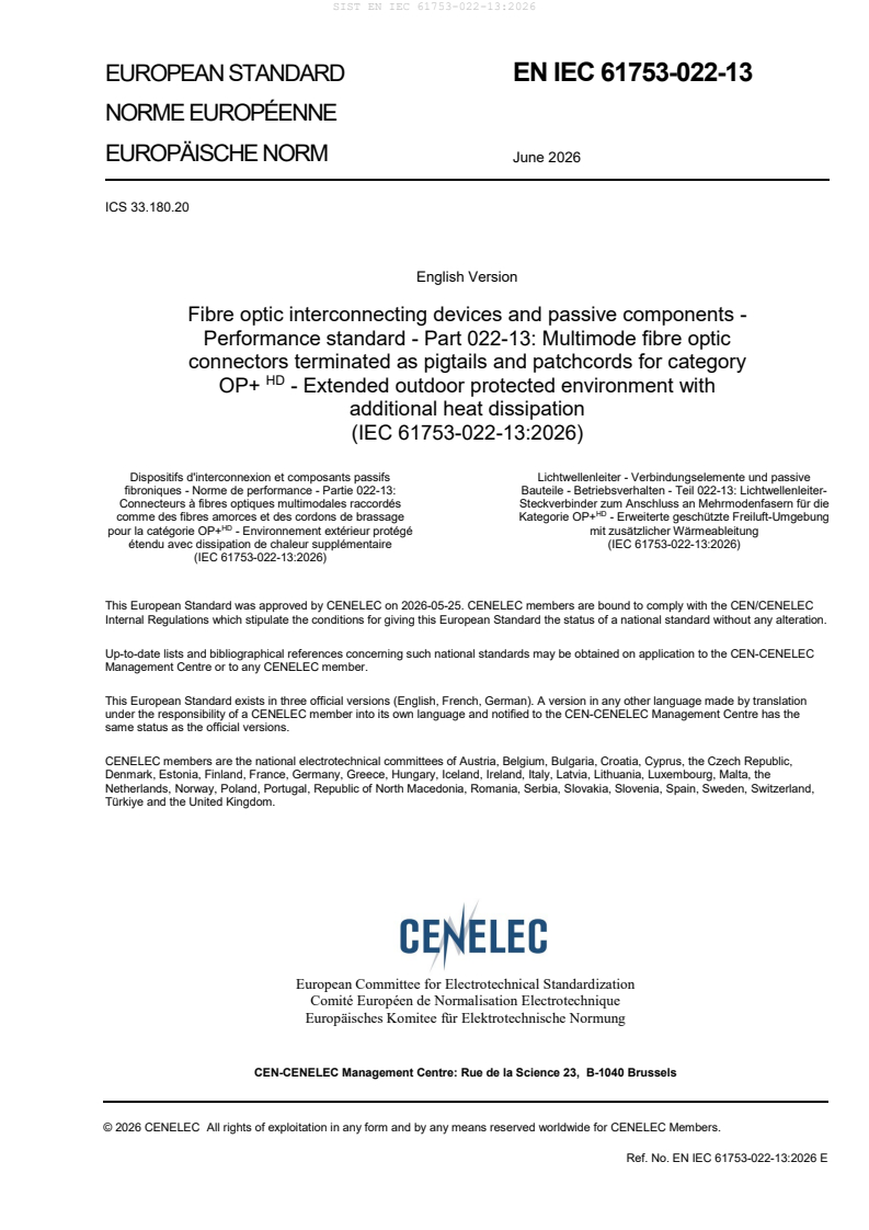 EN IEC 61753-022-13:2026 EN IEC 61753-022-13:2026 - Page 3 preview
