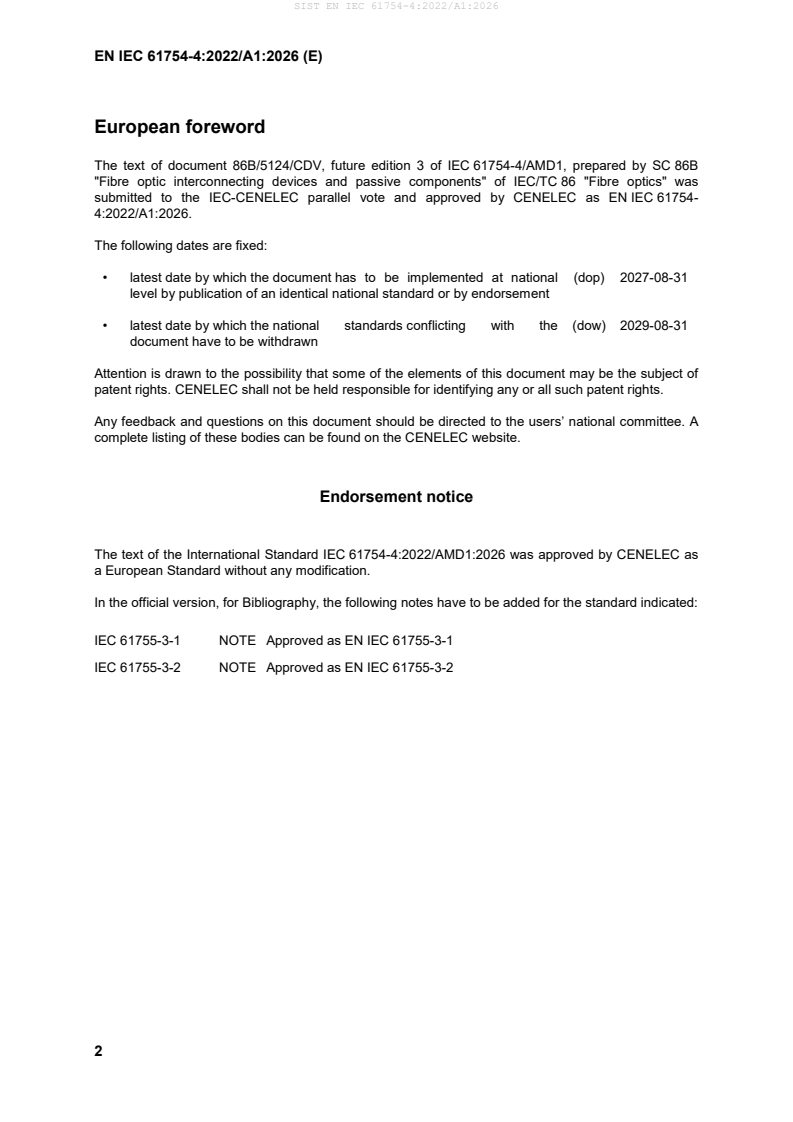 EN IEC 61754-4:2022/A1:2026 EN IEC 61754-4:2022/A1:2026 - Page 4 preview