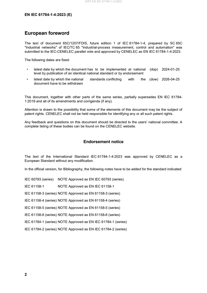 EN IEC 61784-1-4:2023 EN IEC 61784-1-4:2023 - Page 4 preview