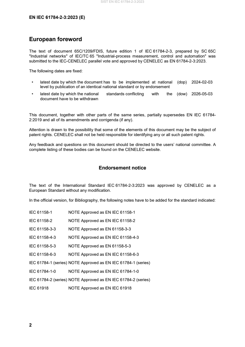EN IEC 61784-2-3:2023 EN IEC 61784-2-3:2023 - BARVE - Page 4 preview