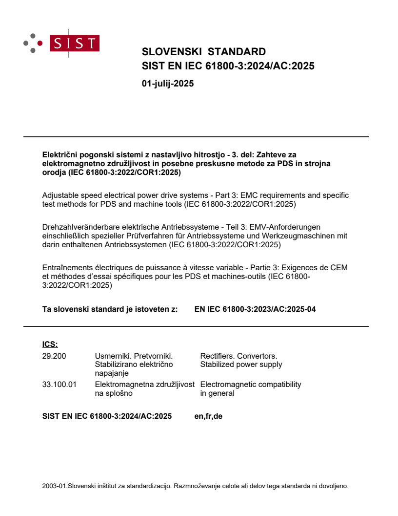 EN IEC 61800-3:2024/AC:2025