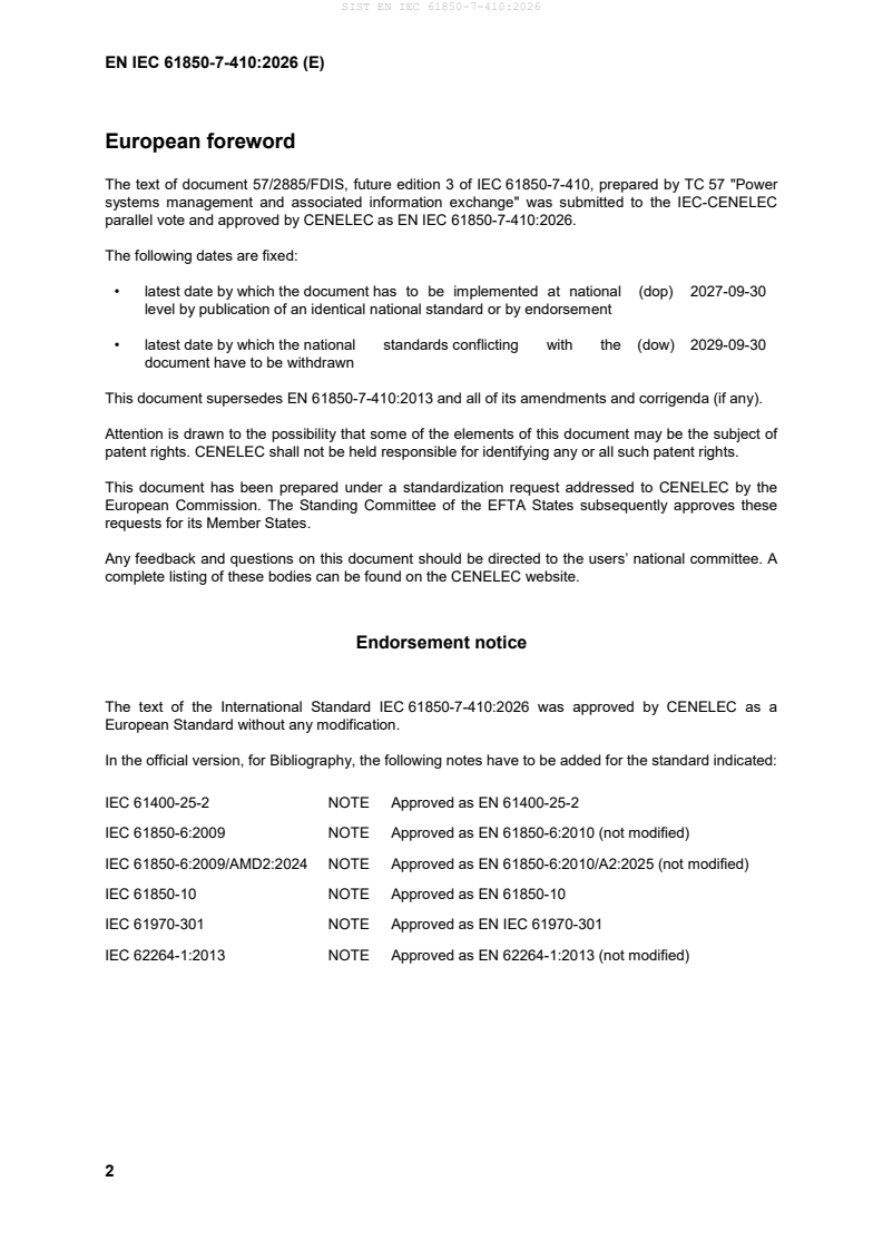 SIST EN IEC 61850-7-410:2026 SIST EN IEC 61850-7-410:2026 - BARVE. Del standarda IEC je tudi zip-datoteka. Ob nakupu, kontaktirajte prodaja@sist.si - Page 4 preview