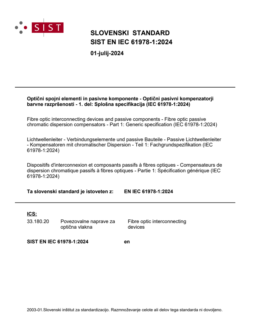EN IEC 61978-1:2024 EN IEC 61978-1:2024 - BARVE - Page 1 preview