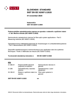 SIST EN IEC 62007-2:2025 SIST EN IEC 62007-2:2025 - Page 1 preview