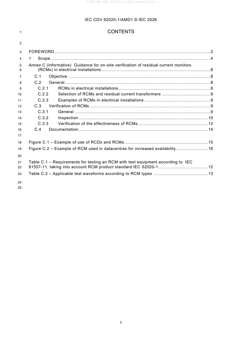 EN IEC 62020-1:2021/prA1:2026 EN IEC 62020-1:2021/oprA1:2026 - Page 4 preview